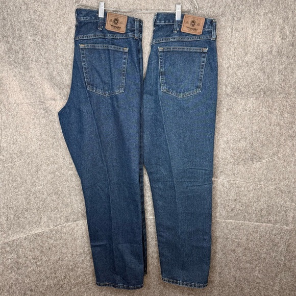 Wrangler Other - Wrangler Men’s Five Star Premium Denim Relaxed Fit Jeans‎ Set of 2- Sz 36x32